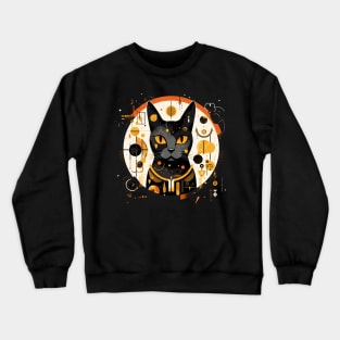 Egyptian Cat Halloween, Cat Lover Crewneck Sweatshirt